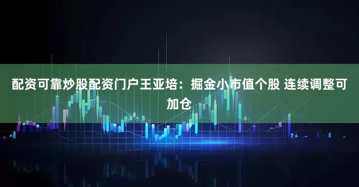 配资可靠炒股配资门户王亚培:掘金小市值个股 连续调整可加仓